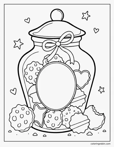 Cookie Jar coloring page