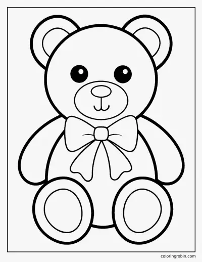 Teddy Bear coloring page